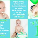 Boy First Birthday Invitation Templates