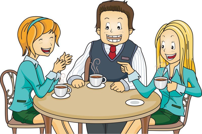 Business Lunch Clip Art