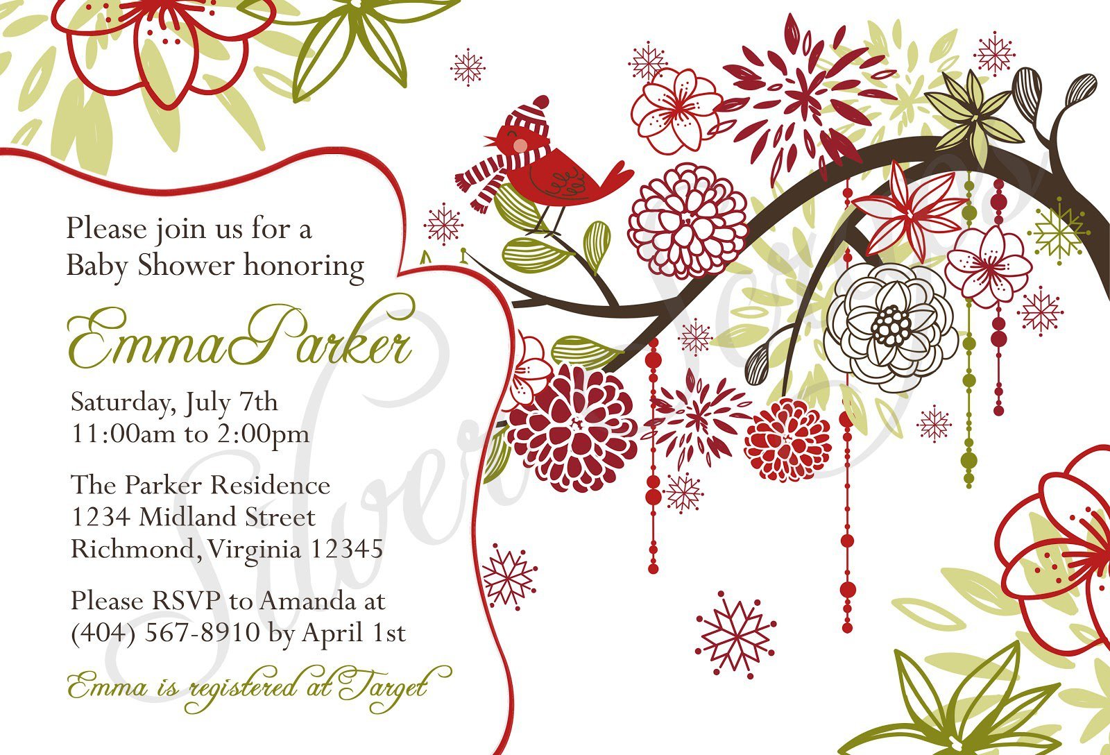 Christmas Invitations Pinterest