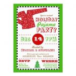 Christmas Pajama Party Invitation Ideas