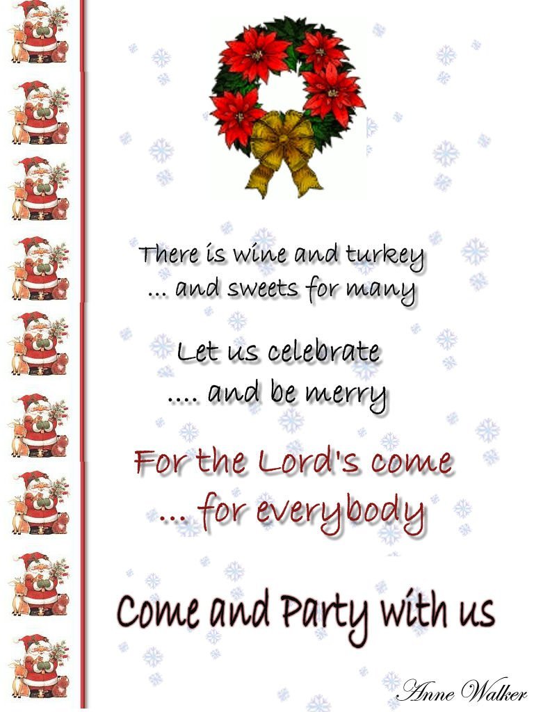 Christmas Party Invitation Wording Ideas Funny