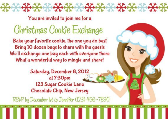 Christmas Party Invitations Print Your Own
