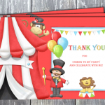 Circus Carnival Invitation Printable