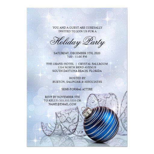 Company Party Invitation Templates