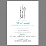 Corporate Dinner Invitation Templates