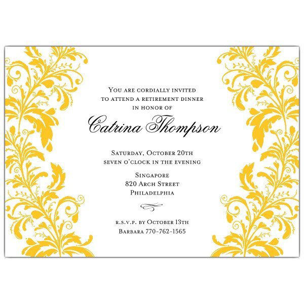 Dinner Invitation Template Printable