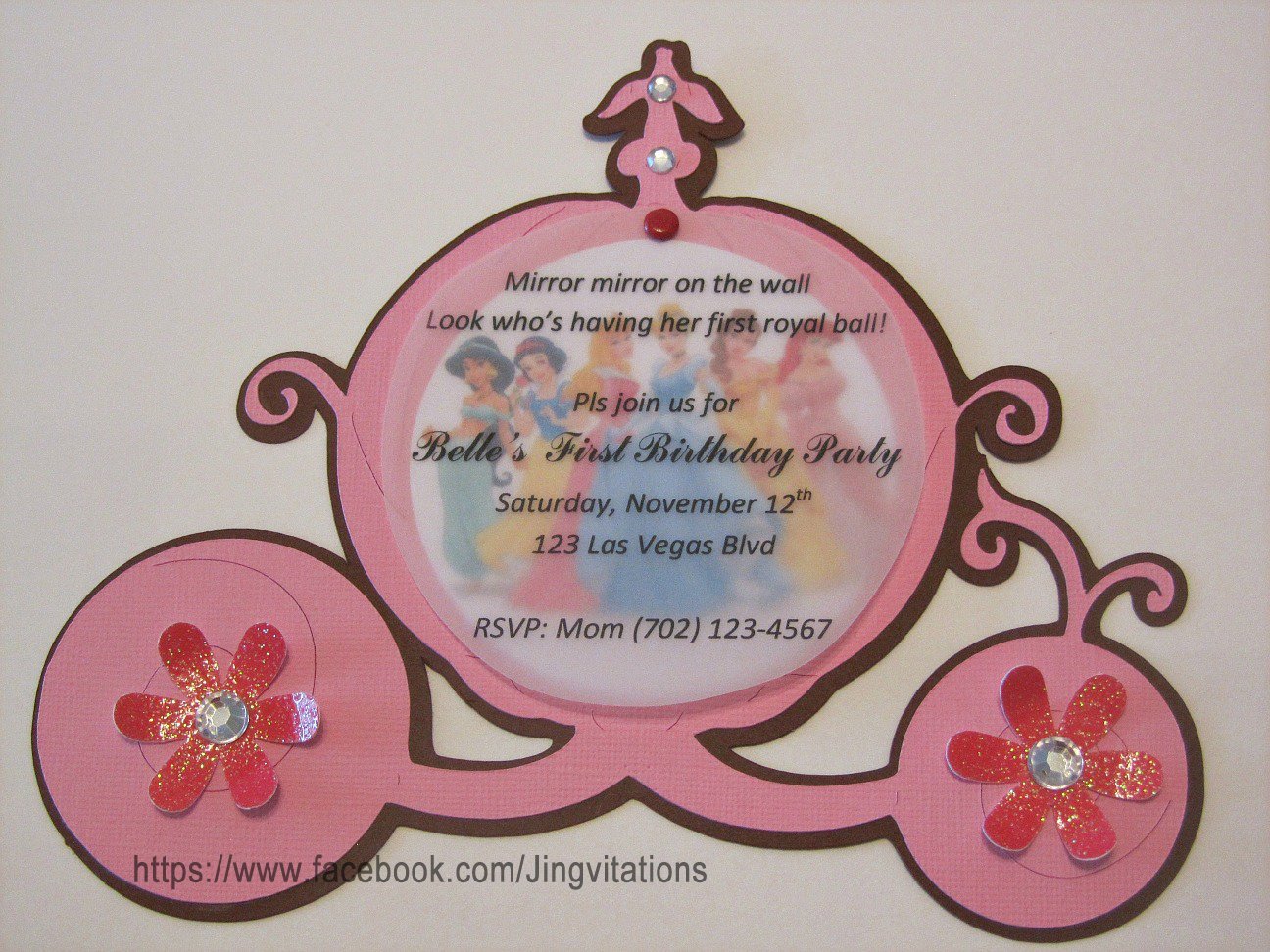 Disney Baby Princess Invitations