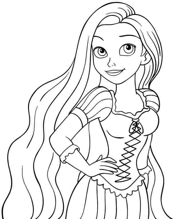 Disney Rapunzel Coloring Pages Printable