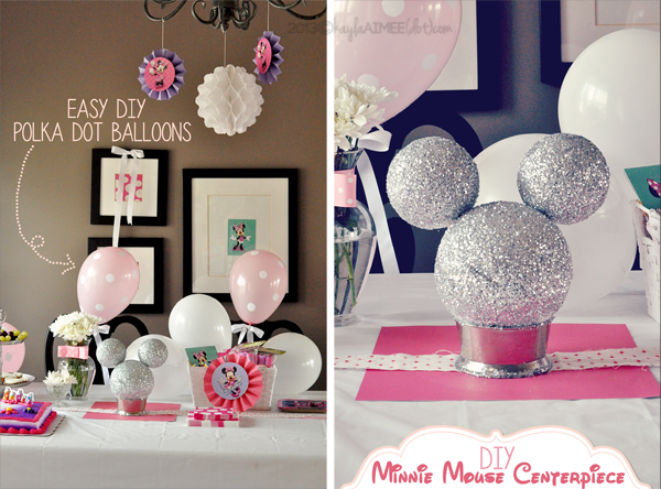 Diy Minnie Mouse Centerpiece Ideas