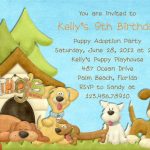 Dog Party Invitation Wording