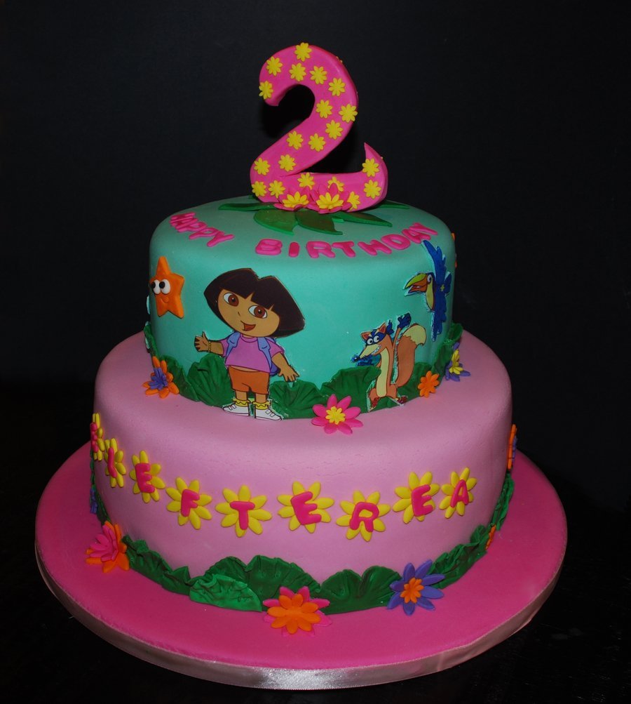 Dora The Explorer Birthday Cake