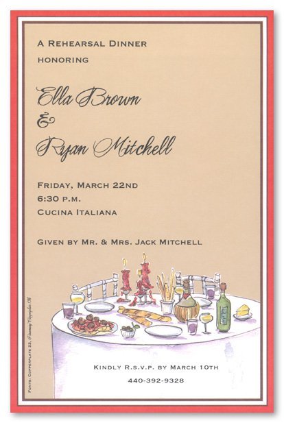 Elegant Dinner Invitation Templates