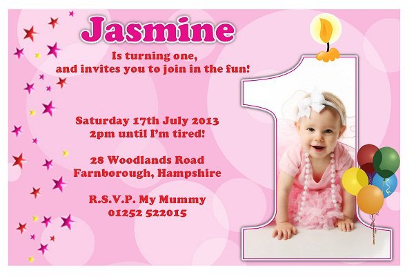 First Birthday Invitation Wording Boy