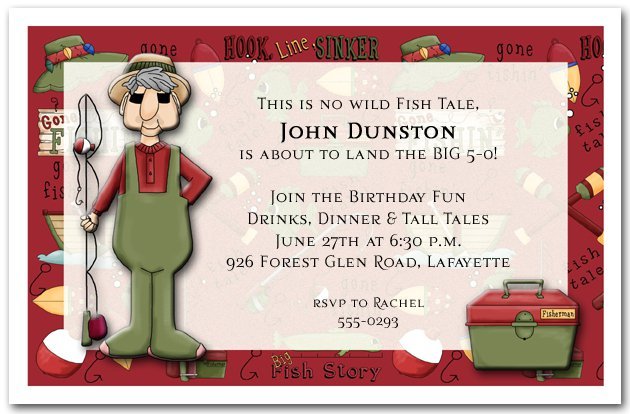 Fishing Picnic Invitation