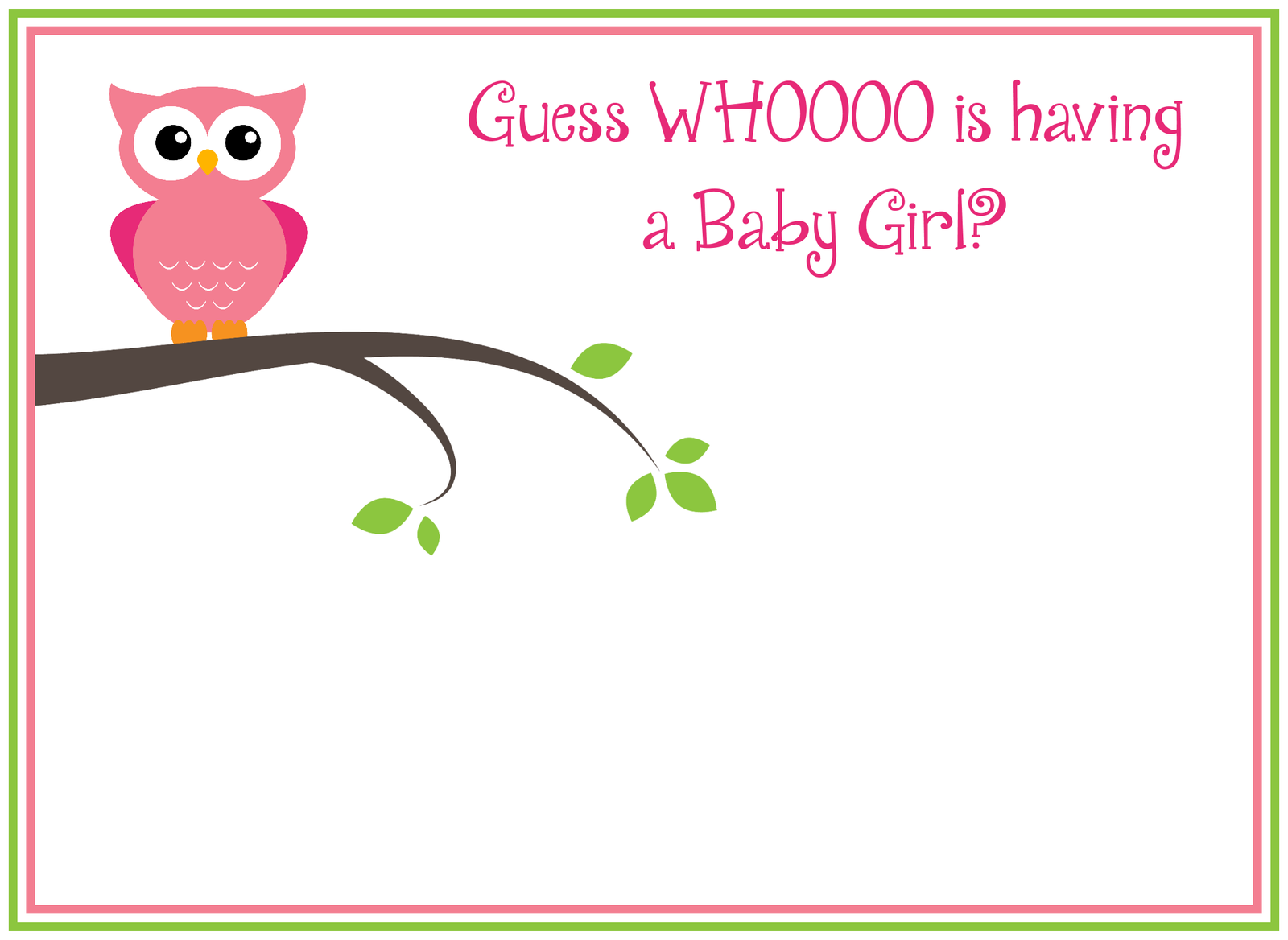 Free Baby Shower Invitations For Girls