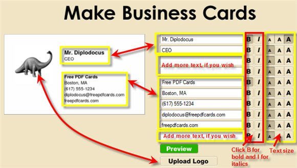 Create And Print Cards Free