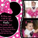 Free Minnie Mouse Birthday Invitations