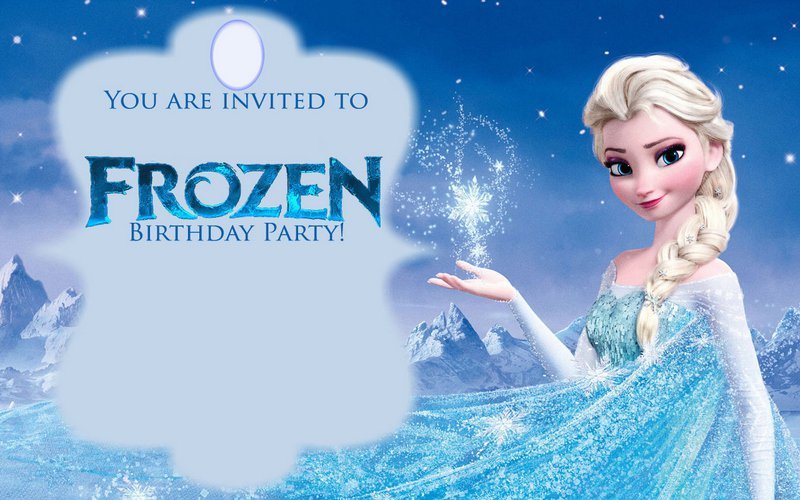 Free Frozen Birthday Party Invitations