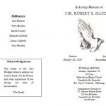 Free Funeral Booklet Templates