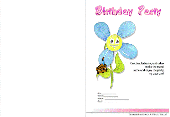 Free Online Printable Bowling Party Invitations