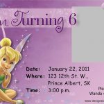 Tinkerbell Birthday Invitations Free