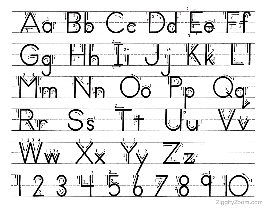 Free Printable Abc Letters Worksheets