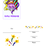 Free Printable Birthday Invitation Template