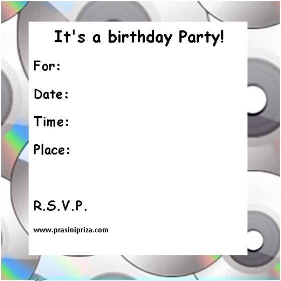 Free Printable Birthday Invitations For Adults