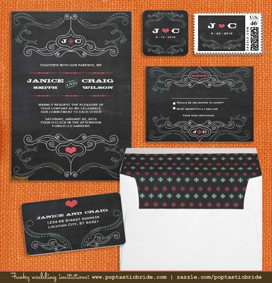 Free Printable Chalkboard Invitation Template