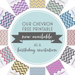 Free Printable Chevron Invitations