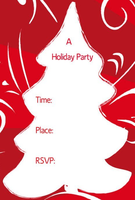 Free Printable Christmas Invitation Cards