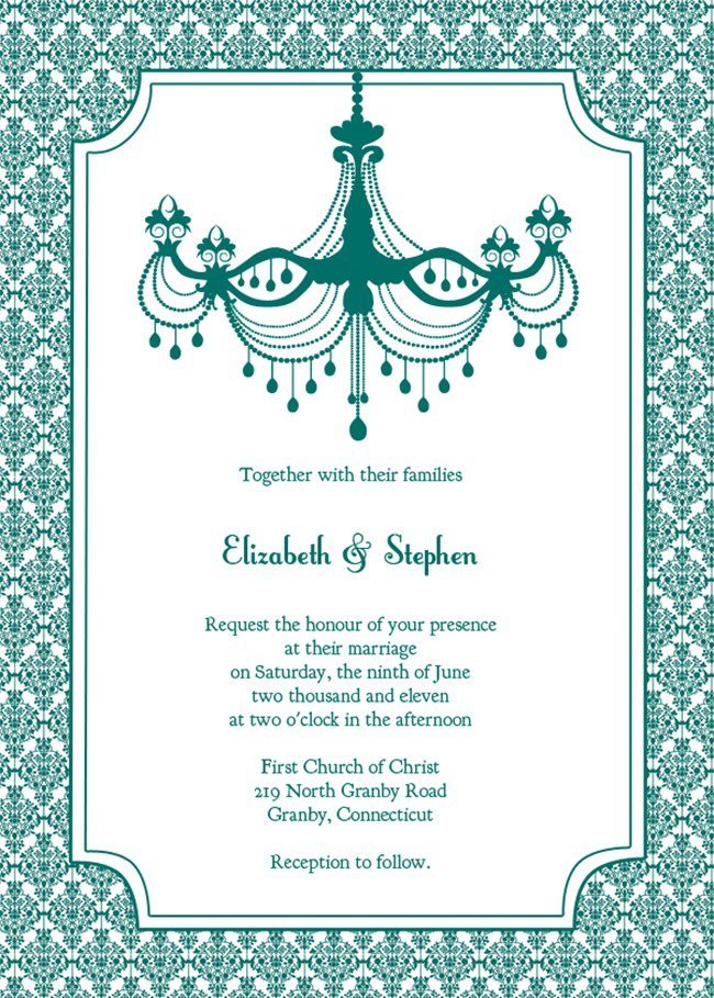 Free Printable Country Wedding Invitations