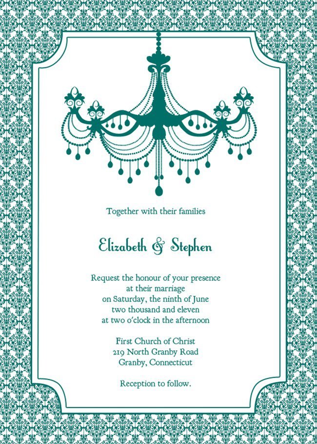 Free Printable Country Wedding Invitations