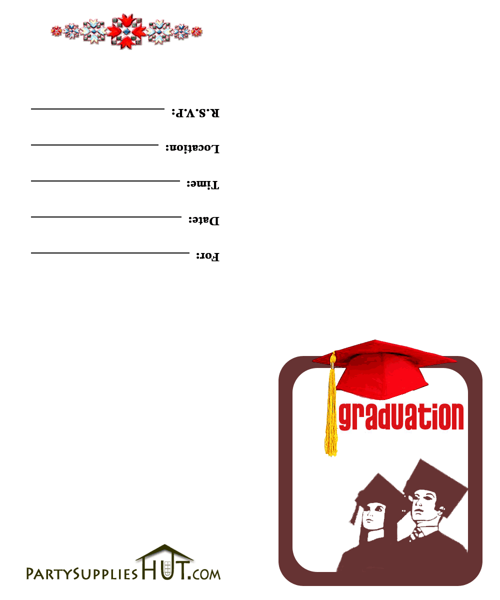 Free Printable Graduation Announcements Invitations