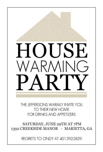 Free Printable Housewarming Party Invitation Cards