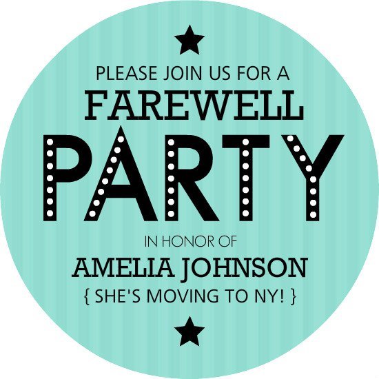 Free Printable Invitation Templates Going Away Party