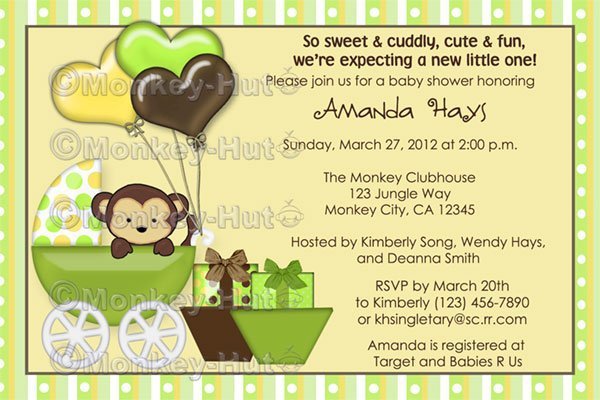 Monkey Printable Invitation Templates Invitation Design Blog monkey-printable-invitation-templates-invitation-design-blog