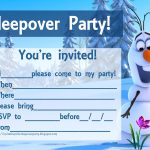 Free Printable Sleepover Invitations Cards
