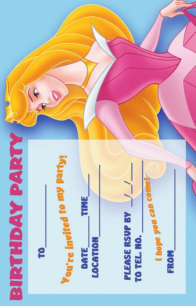 Free Printable Tinkerbell Birthday Party Invitations