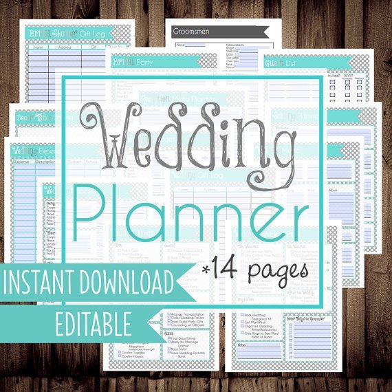 Free Printable Wedding Planner Worksheets