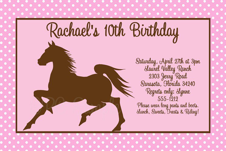 Free Printable Western Birthday Invitation Templates