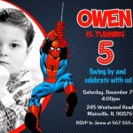 Free Spiderman Birthday Invitations Printable