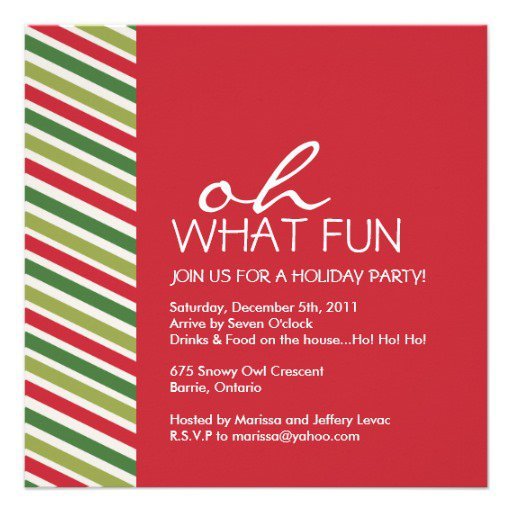 Fun Office Party Invitations