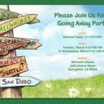 Moving Away Party Invitations