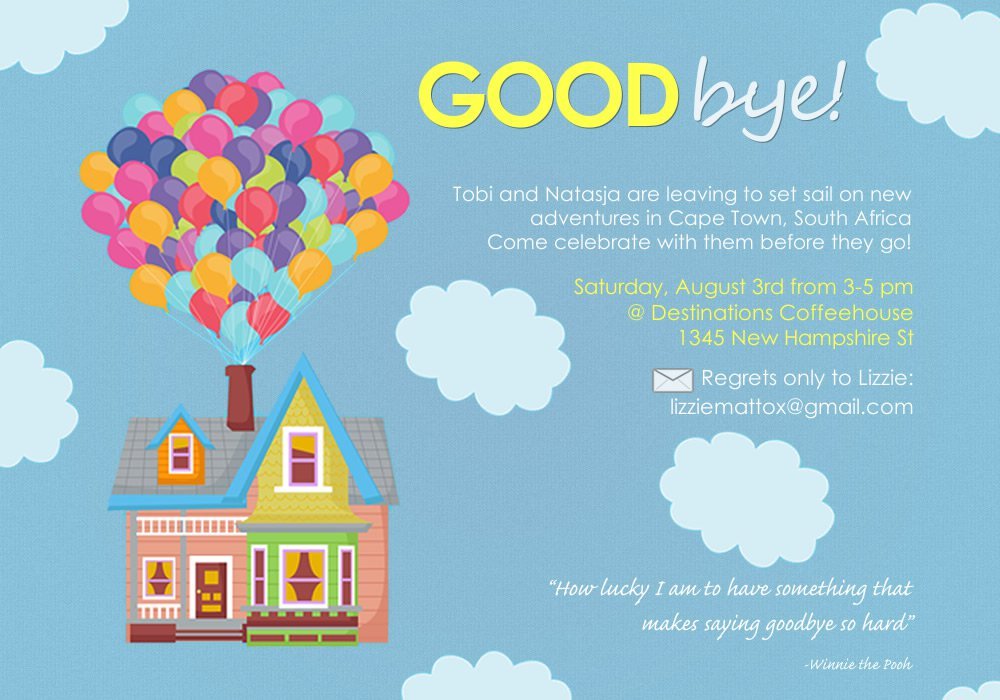 Goodbye Party Invitation Template Free