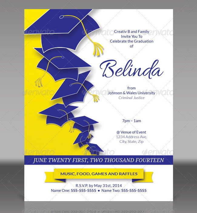 Graduation Bbq Invitations