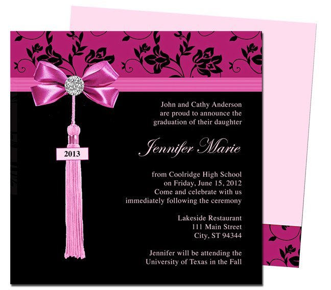 Graduation Invitation Templates For Word