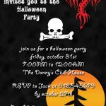 Halloween Printable Invitation Free Scary