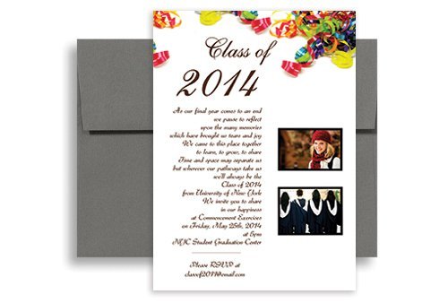 High School Graduation Party Invitations Templates