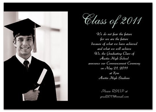 High School Graduation Party Invitations Templates